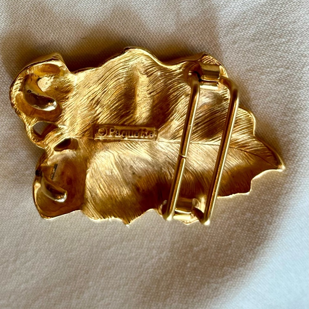Paquette Oak Leaf/Acorn Belt Buckle - Picture 13 of 16